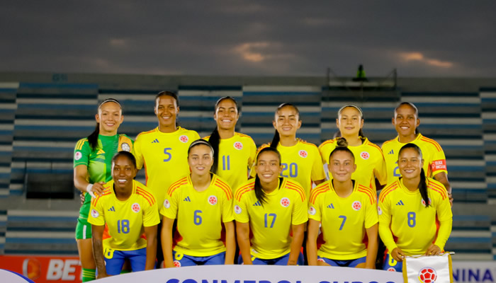 Huilense titular en nuevo triunfo colombiano en el sub - 20 femenino