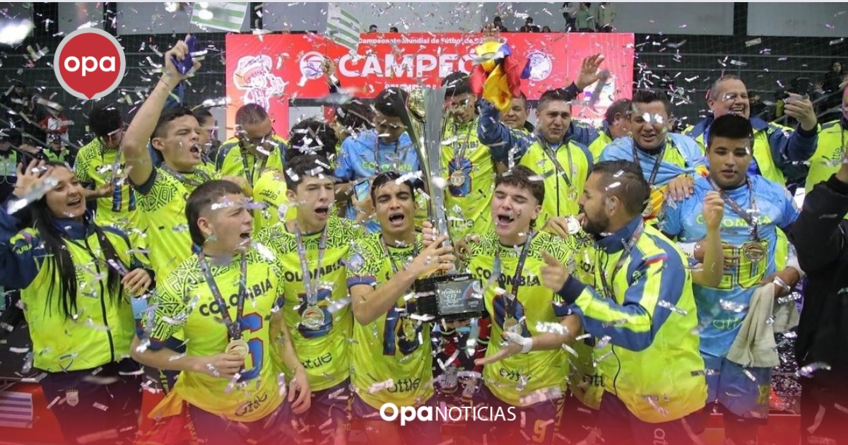 Colombia 'agranda su leyenda' en el fútbol de salón