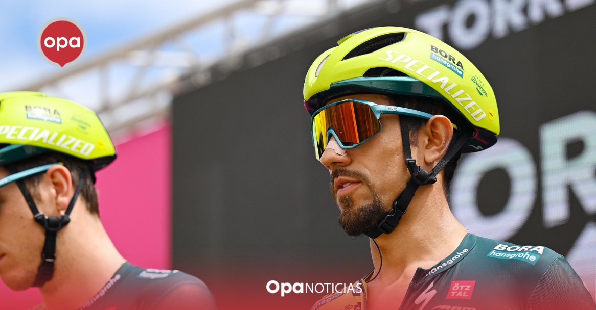 Colombiano no le pierde el paso a Pogacar en el Giro