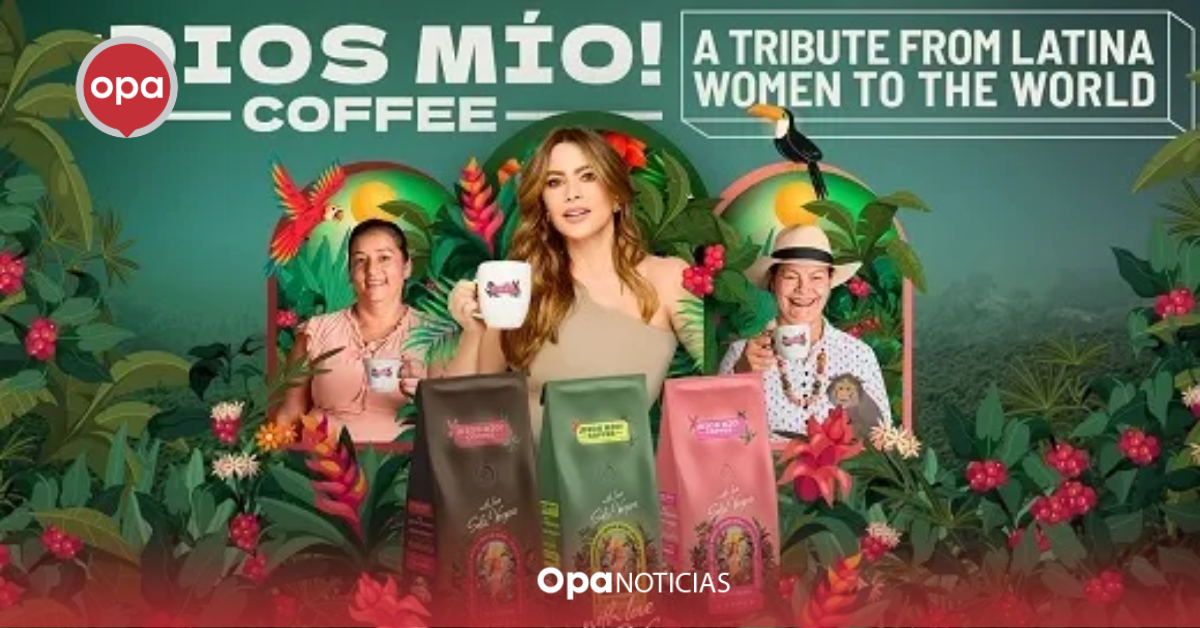 Sofía Vergara presenta '¡Dios mío! Coffee', su nueva marca de café colombiano para el mercado estadounidense