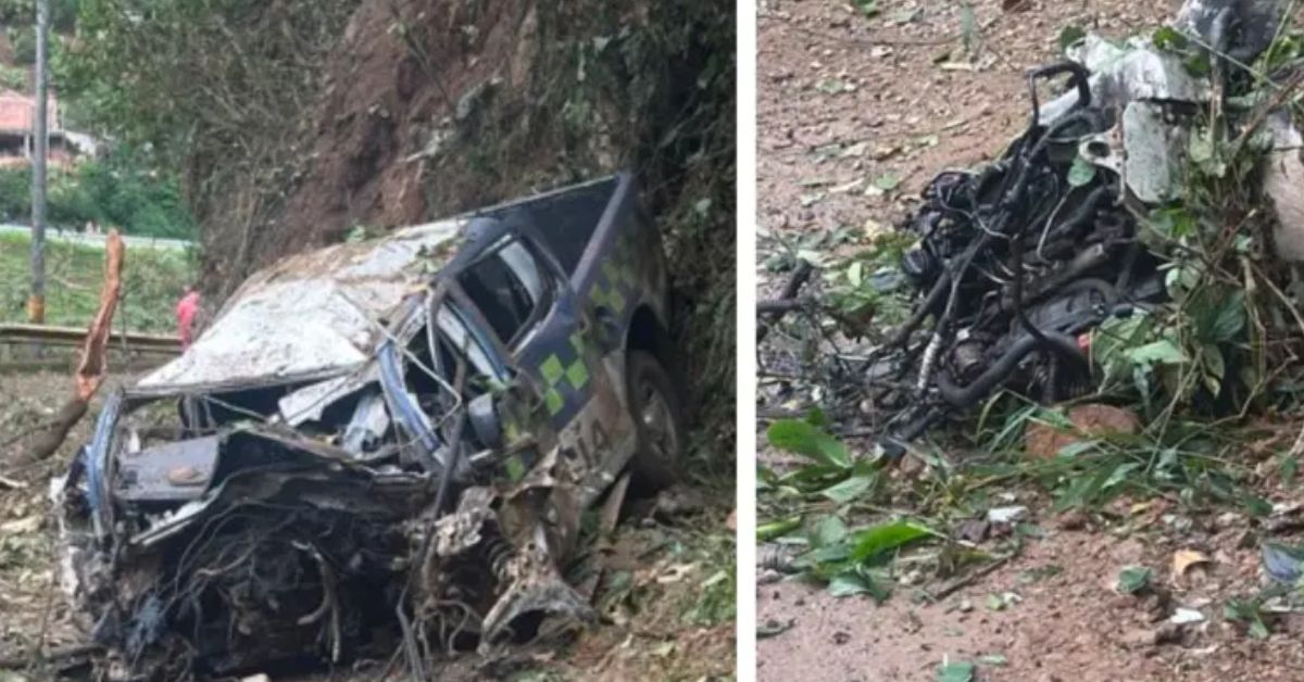 Ataque con explosivos deja dos policías heridos en vía a Ebéjico, Antioquia